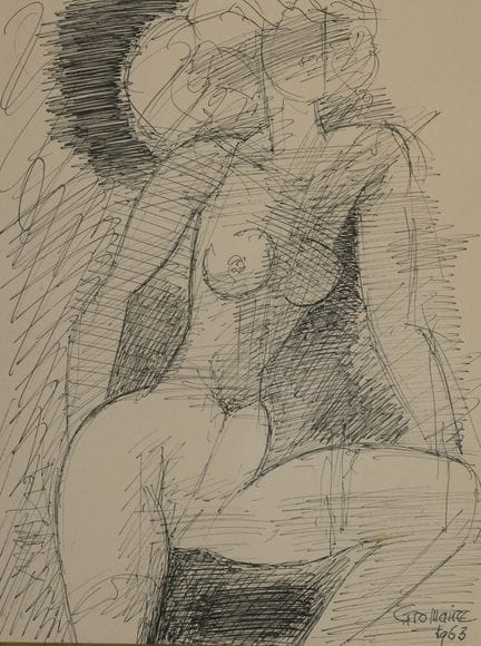 Marcel GROMAIRE (1892–1971)
Stehender Akt, linkes 
