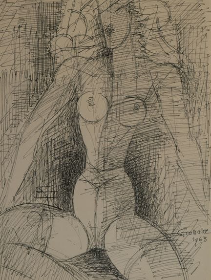 Marcel GROMAIRE (1892–1971)
Sitzender Akt, von vor
