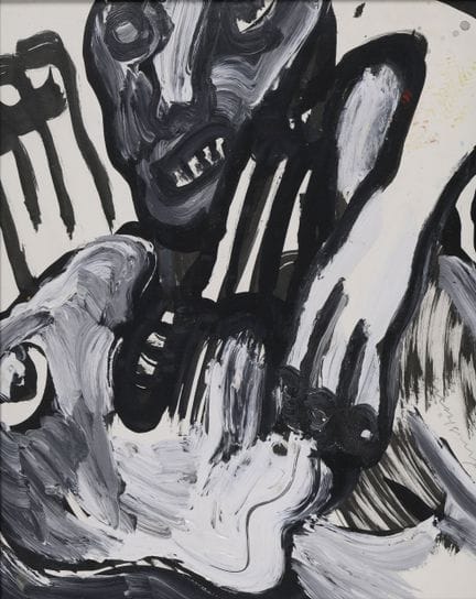 本特·林德斯特伦（1925-2008）
无题
丙烯画，纸本裱于画布上，左下角签名
高 56 厘米 -