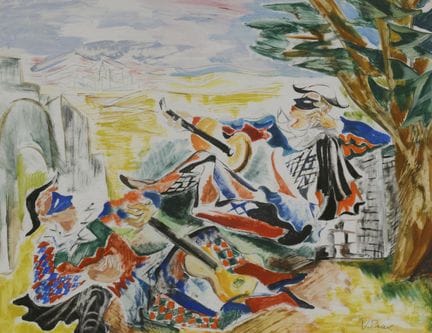 Valentine PRAX (1897-1981)
Due arlecchini a riposo