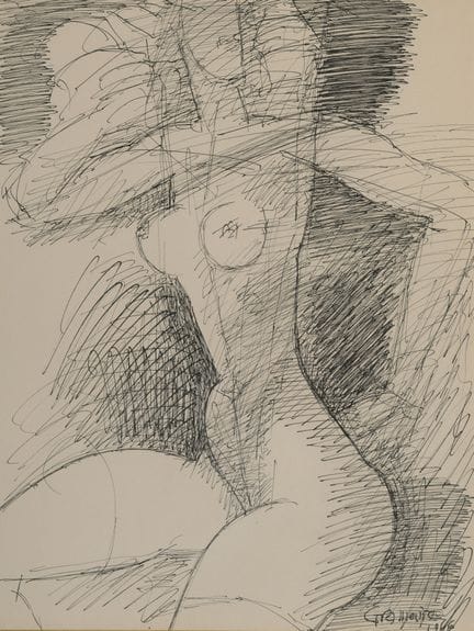 Marcel GROMAIRE (1892-1971)
Nudo seduto con le bra