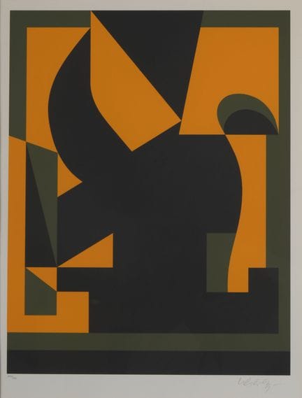Victor VASARELY (1906-1997)
Santorini, 1985
Serigr