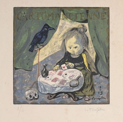Tsuguharu FOUJITA (1886–1968)
Die Kartenlegerin, 1