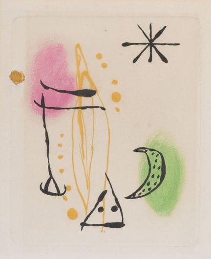Joan MIRO (1893–1983)
Plate VII, from the series *