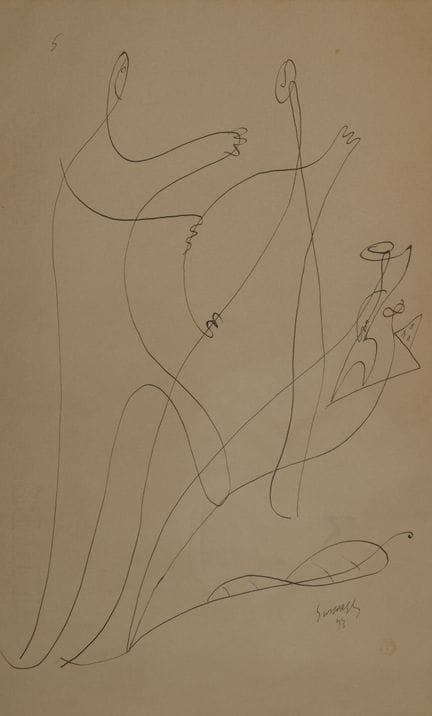 Léopold SURVAGE (1879–1968)
Drei Figuren, 1944
Tus