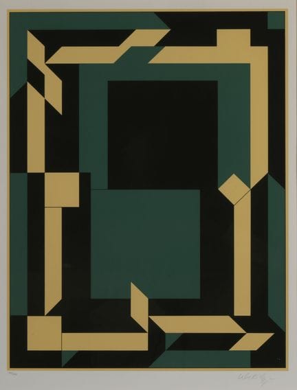Victor VASARELY (1906-1997)
Hokkaido, 1988
Serigra