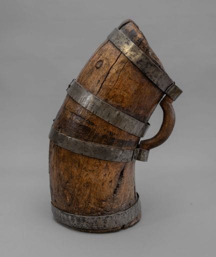 * Vaso per la mungitura detto «lérou»
In legno, mo