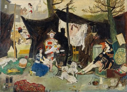 * Charles Lievemont (XXème)
Huile sur contreplaqué