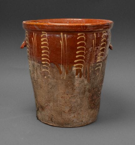 * Tarro para confit 
De terracota esmaltada. Cuerp