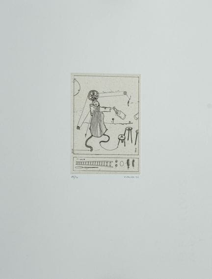 菲利普·法维耶（1957-2026）
《卡萨尼的大远足》，1994
BFK Rives纸上蚀刻版画，