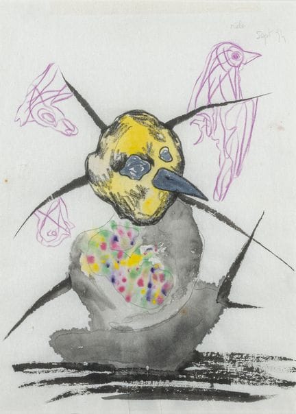 Daniel SCHLIER (geb. 1960)
Figur mit Vogelkopf, 19