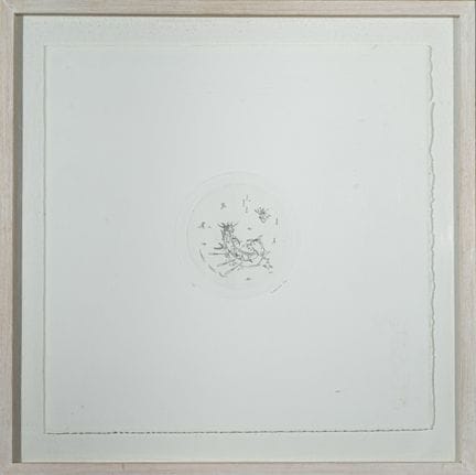 菲利普·法维耶（1957-2026）
《小船》，1994年
Rives BFK羊皮纸上的蚀刻版画，右