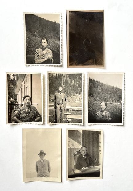 Lote de 6 copias fotográficas en formato CDV en la