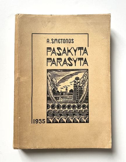 Antanas SMETONA (1874-1944)
Pasakyta parasyta, edi