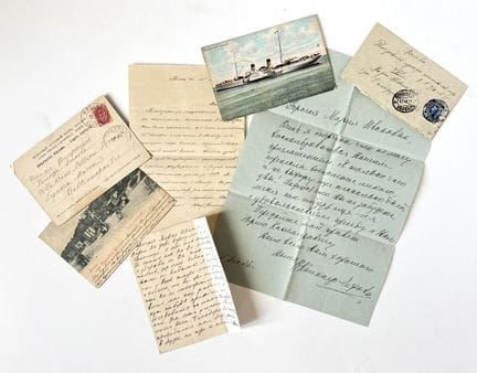Set aus 6 L.A.S. und C.A.S. in russischer Sprache,