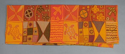 KENZO JUNGLE 
Large wool cheesecloth scarf with fl