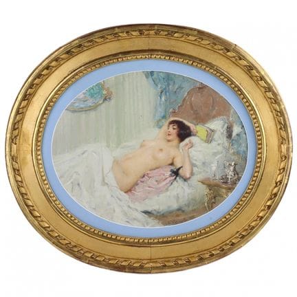 MODÈLE NU, RUSSIE, FIN DU XIXe SIÈCLE.
Composition