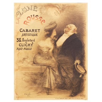 CHARLES LÉANDRE
CARTEL DEL CABARET «LA LUNE ROUSSE