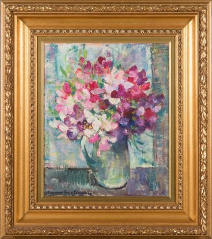 NATURE MORTE « FLEURS DANS UNE CRUCHE ». ANNA SNEL