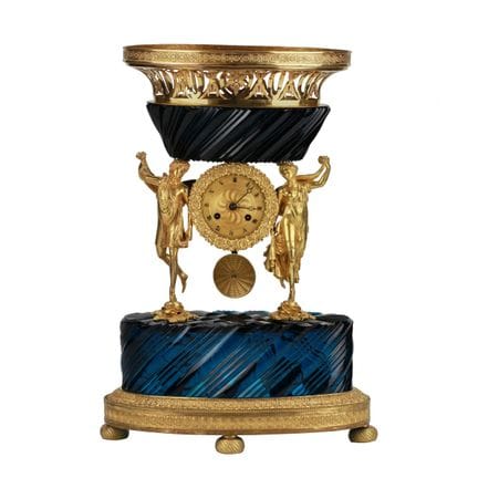 CARLO ROSSI
HORLOGE DE CHEMINÉE UNIQUE À ALLÉGORIE