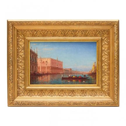 CHARLES-CLÉMENT CALDERON (1870-1906). VUE DU PALAI