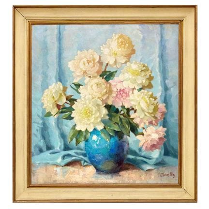 NATURE MORTE AUX PIVOINES. MAXIMILIAN MAKSOLLY. ES