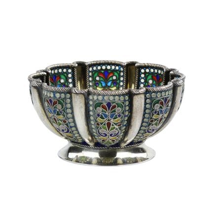 FIRM OF I. P. KHLEBNIKOV, PLIQUE-À-JOUR ENAMEL
COU