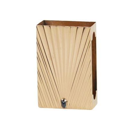 BOÎTE À ALLUMETTES EN OR 56 ZOLOTNIKI AVEC DÉCOR G