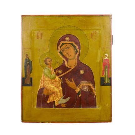 ICÔNE DE LA MÈRE DE DIEU « AUX TROIS MAINS » (TRIC