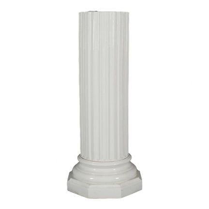 COLONNE EN PORCELAINE. GUSTAVSBERG. SUÈDE, FIN DU 