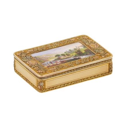 JOHANN WILHELM KEIBEL
EXCEPTIONNELLE TABATIÈRE EN 