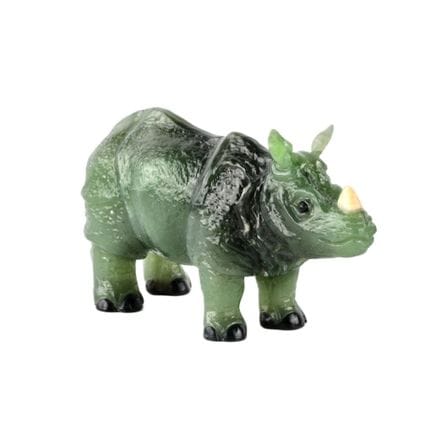 RUSSIAN HARDSTONE CARVING ART
RHINOCÉROS EN NÉPHRI