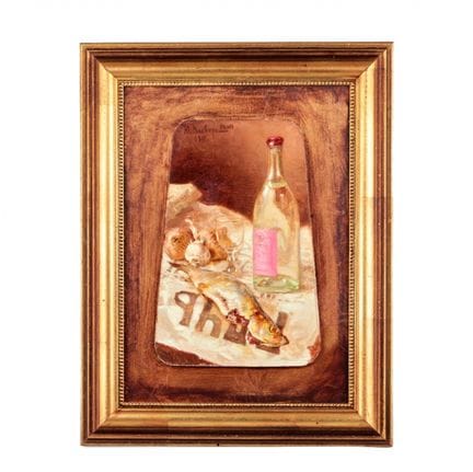 NATURE MORTE AU POISSON. JULIUS VON KLEVER (LE JEU