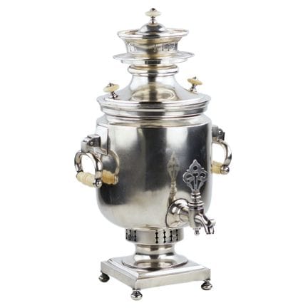 GRACHEV BROTHERS FIRM, RUSSIAN SILVER
SAMOVAR EN A