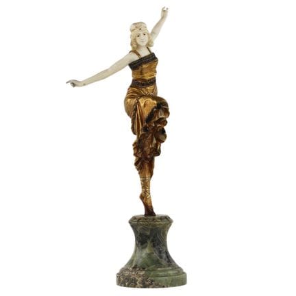 SCULPTURE EN BRONZE « DANSEUSE RUSSE ». PAUL PHILI