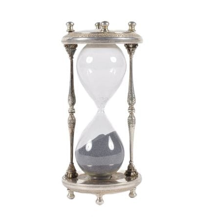NEOCLASSICISM
SABLIER DANS UNE MONTURE EN ARGENT E