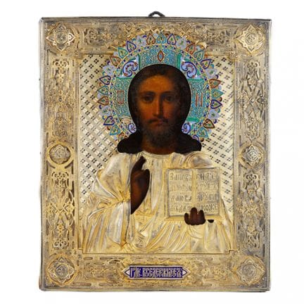 HISTORICISM
ICÔNE DU CHRIST PANTOCRATOR DANS UN OK