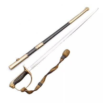 SABRE D`OFFICIER DE LA MARINE SUÉDOISE. MODÈLE 187