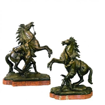 BAROQUE
PAIRE DE SCULPTURES « LES CHEVAUX DE MARLY