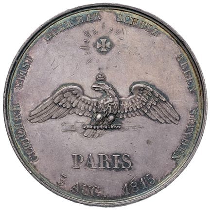 Médailles - PRUSSE Médaille de 5 francs, 1815 : oc