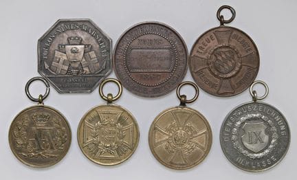 Multiple Lots - FOREIGN MEDALS Lot of 7 German, Fr