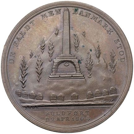 Médailles - DANEMARK Médaille de 1804 commémorant 