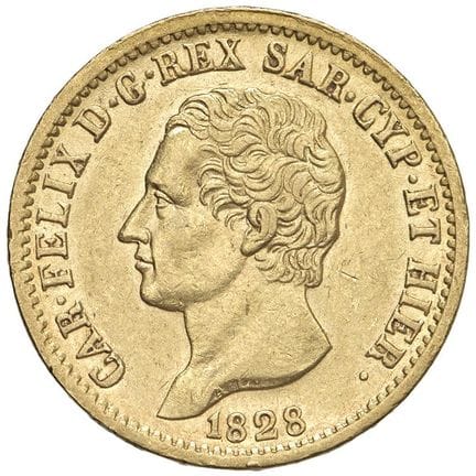 Collection Caruso - Carlo Felice (1821-1831) 20 li
