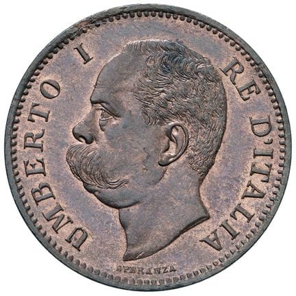 Caruso Collection - Umberto I (1878-1900) 5 Centes