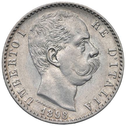 Caruso Collection - Umberto I (1878-1900) 2 Lire 1