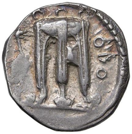 Monedas griegas - § ITALIA BRUTTIUM Croto (480-430