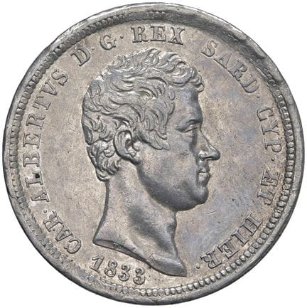 Collection Caruso - Carlo Alberto (1831-1849) 2 li