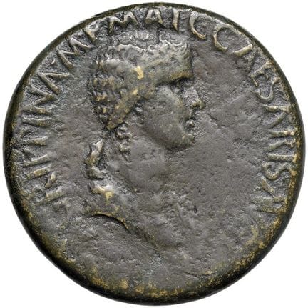 Monedas imperiales romanas - § Agripina, madre de 