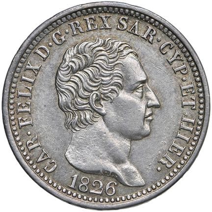 Collection Caruso - Carlo Felice (1821-1831) Lire 