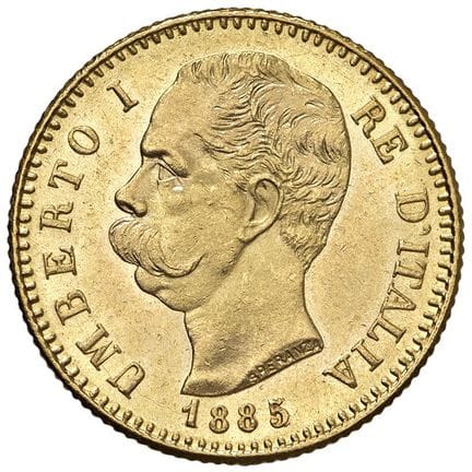 Caruso Collection - Umberto I (1878-1900) 20 Lire 